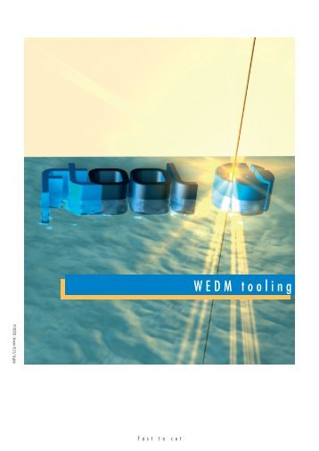 WEDM tooling