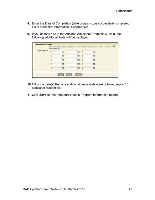 Recovery Act Data (RAD) System User Guide