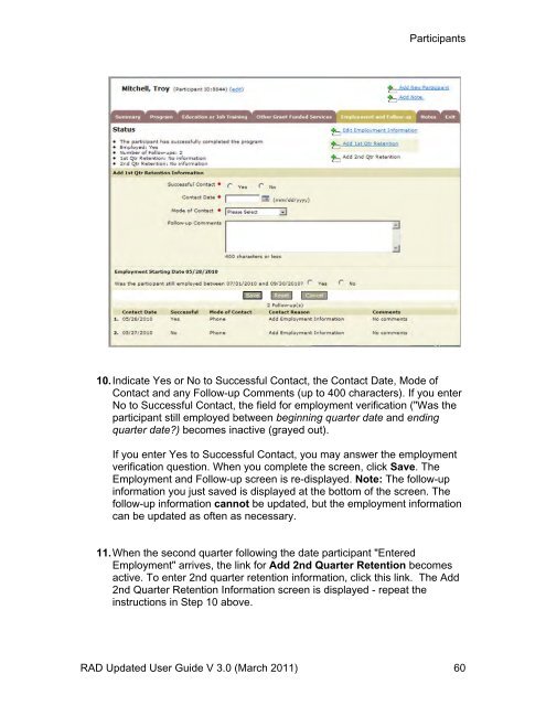 Recovery Act Data (RAD) System User Guide