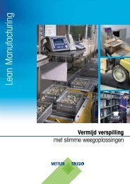 Lean Manufacturing Brochure - METTLER TOLEDO