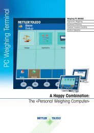 IND890 Brochure - METTLER TOLEDO