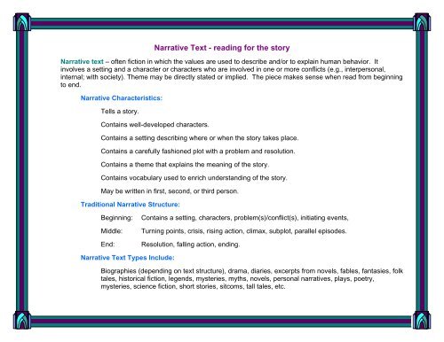 What Is Narrative Text Explain Know It Info