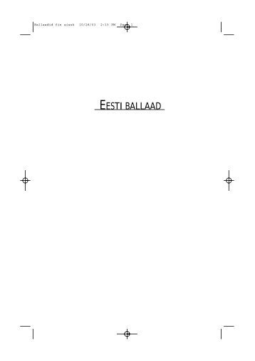 EESTI BALLAAD