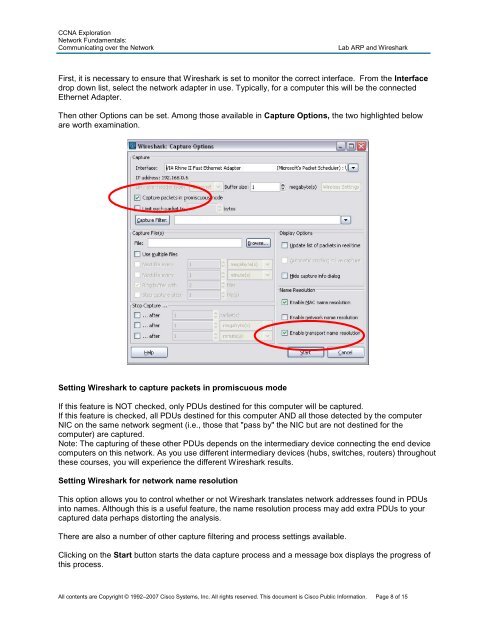 Lab: ARP,netstat etc and Wireshark