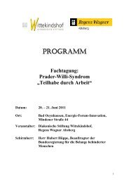 PROGRAMM - Regens Wagner Absberg