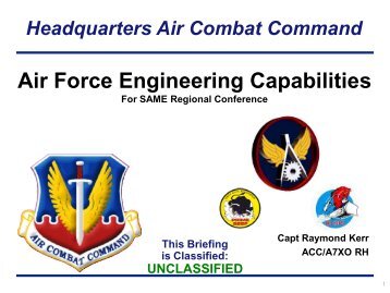 Air Force Engineering Capabilities