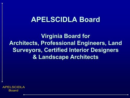 APELSCIDLA Board