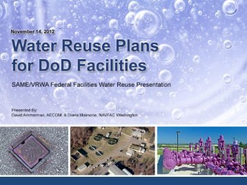 Water Reuse Plans for DoD Facilities