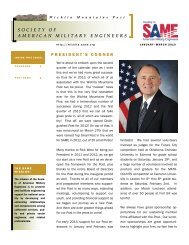 president's corner society of society of american military engineers ...
