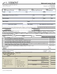 Motorcycle Learner Permit - Vermont Department of Motor Vehicles ...