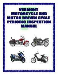 Inspection Manual (Motorcycle & Moped) - Vermont Department of ...