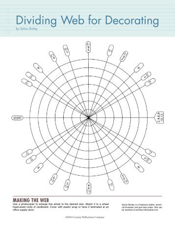 Dividing Web for Decorating - Ceramic Arts Daily