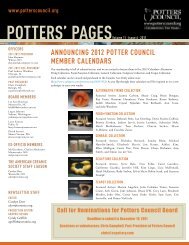 POTTERS' PAGESVolume 11 • Issue 6 • 2011 - Ceramic Arts Daily