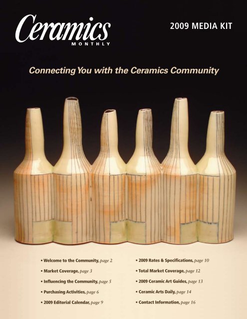 2009 MEDIA KIT Connecting You with the Ceramics Community