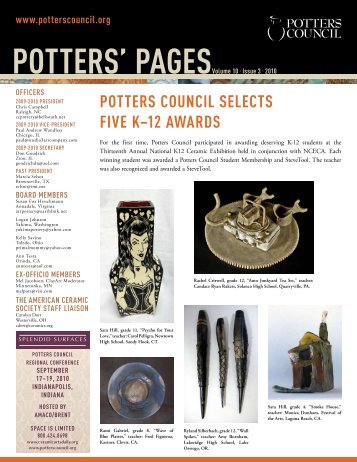 POTTERS' PAGESVolume 10 • Issue 3 • 2010 - Ceramic Arts Daily