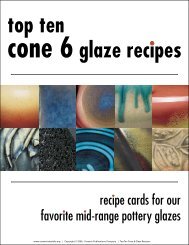 top ten cone 6 glaze recipes - Ceramic Arts Daily