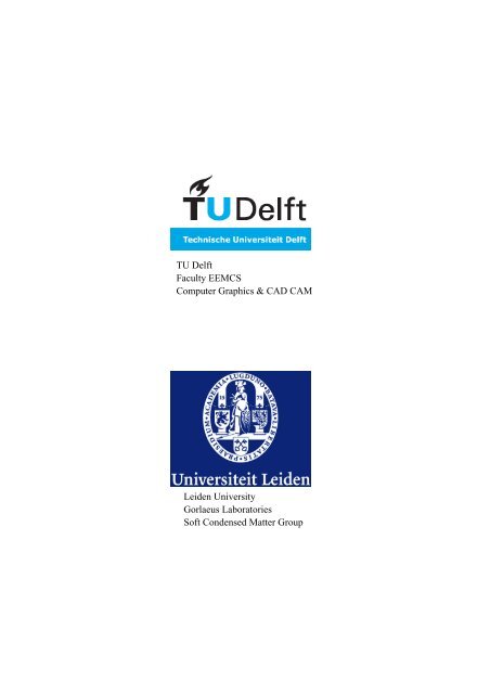 Master's Thesis - Computer Graphics and Visualization - TU Delft