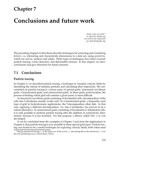 Chapter 4 Vortex detection - Computer Graphics and Visualization