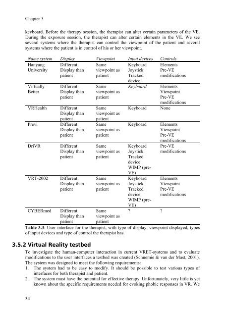 Human-Computer Interaction and Presence in Virtual Reality