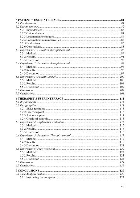 Human-Computer Interaction and Presence in Virtual Reality