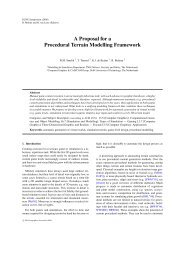 A Proposal for a Procedural Terrain Modelling Framework