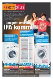 Das geht, weil die IFA kommt!