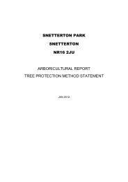 Tree Protection Method Statement