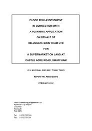 flood risk assessment in connection with a planning - Breckland ...