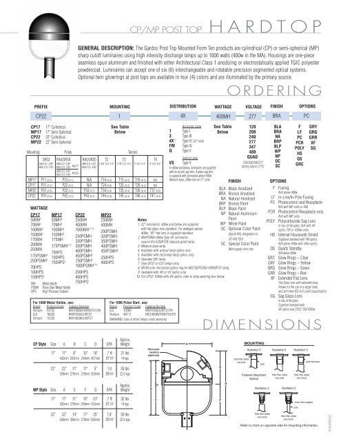 Gardco Round Form Ten Brochure - Gardco Lighting