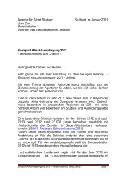 Hearing 2011-01-28 Agentur für Arbeit Vortrag - GEB Stuttgart