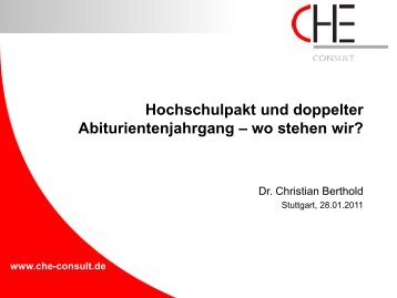 Hearing 2011-01-28 CHE Präsentation.pdf - GEB Stuttgart