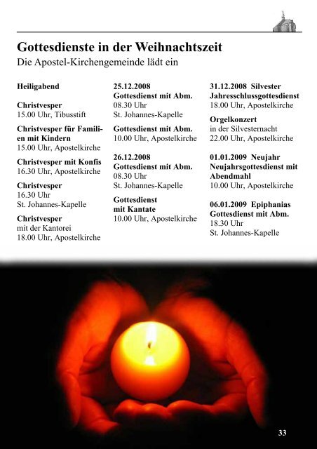 Gott sucht Gemeinschaft mit uns Menschen - aktuell