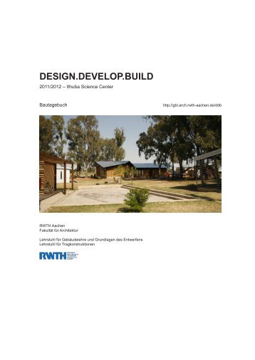 design.develop.build - Gebäudelehre und Grundlagen des Entwerfens