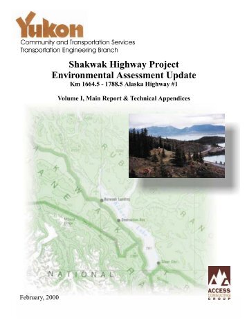 Shakwak Project Environmental Update - 1999