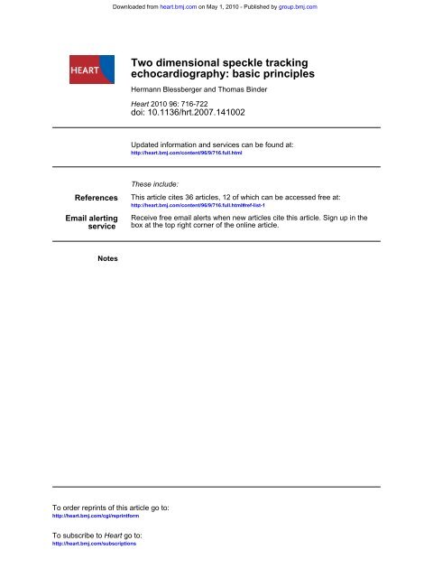 Principles and Practical Aspects of Strain Echocardiography