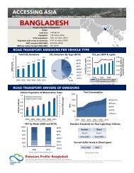 Accessing Asia 2012 - Clean Air Initiative