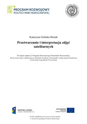 Przetwarzanie i interpretacja zdjęć satelitarnych