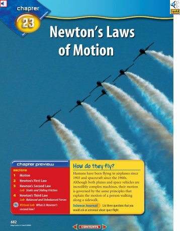 Chapter 23: Newton's Laws of Motion