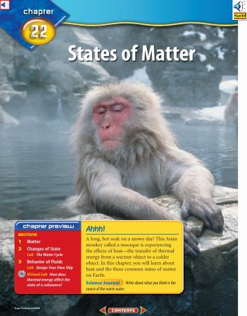 Chapter 22: States of Matter