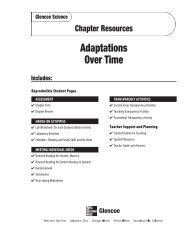 Chapter 12 Resource: Adaptations over Time