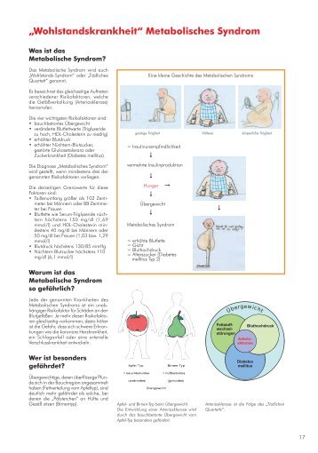 ?Wohlstandskrankheit? Metabolisches Syndrom