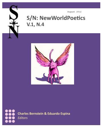 V.I, N.4 (PDF - Electronic Poetry Center
