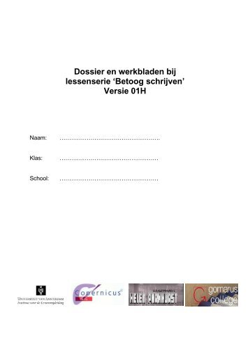 Dossier en werkbladen