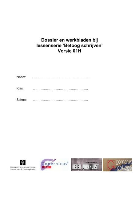 Dossier En Werkbladen