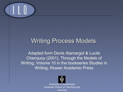 Models of Writing Processes
