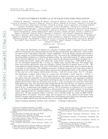 Planet Occurrence within 0.25 AU of Solar-type Stars from Kepler