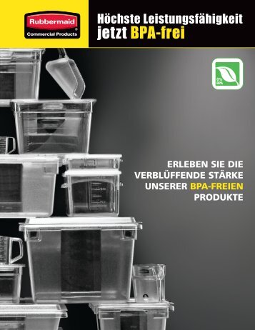 jetzt BPA-frei - Rubbermaid Commercial Products