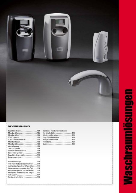 PRODUKTKATALOG Erfah - Rubbermaid Commercial Products