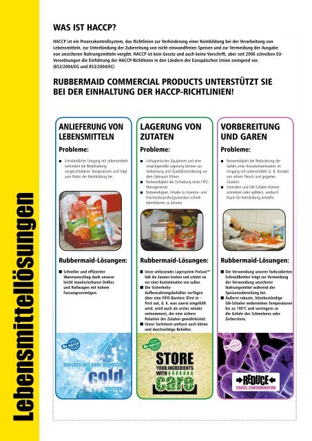 PRODUKTKATALOG Erfah - Rubbermaid Commercial Products