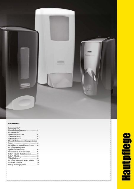 PRODUKTKATALOG Erfah - Rubbermaid Commercial Products